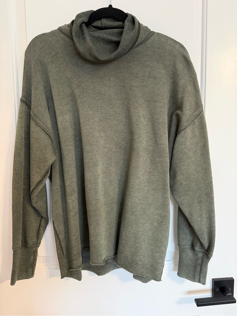 aerie Olive Green Turtleneck Sweater